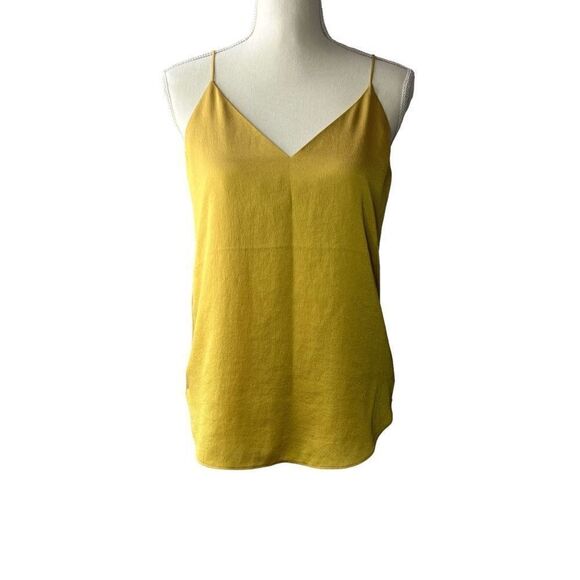 Express Women's Marigold Yellow Spaghetti Strap Tank/Camisole Size S￼‎ - Picture 1 of 7